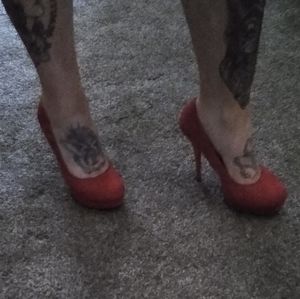 Charlotte Russe red high heels